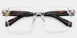 Connor Rectangle Clear Glasses2