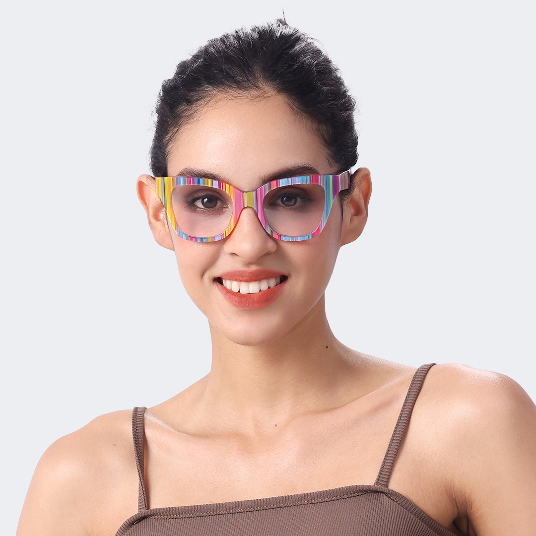 Nereyda Candy Color Eyeglasses Skittles | ZEELOOL Canada7