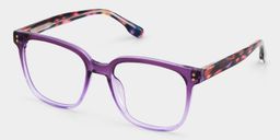 Donnalyn Purple Square Glasses3
