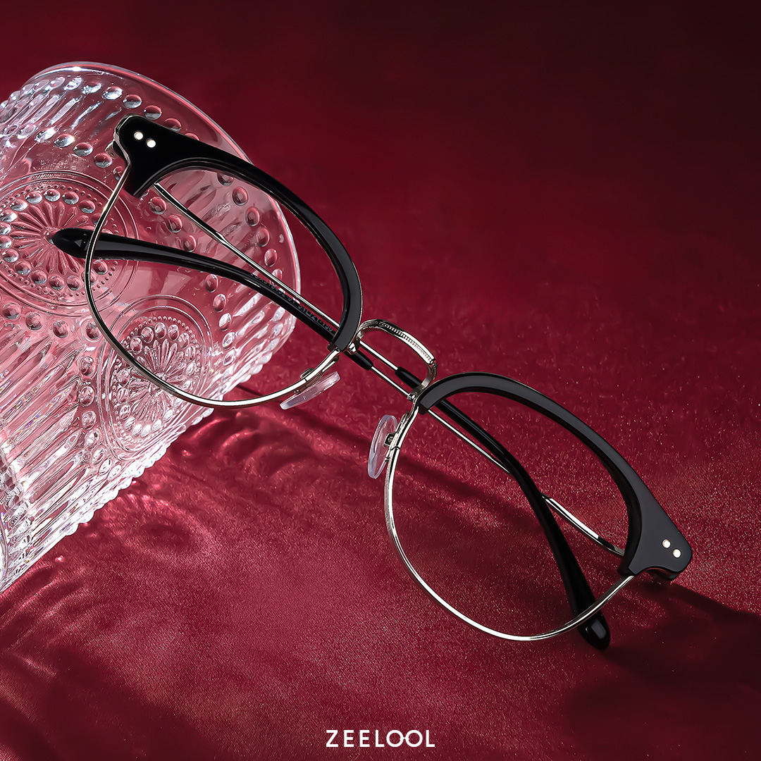 Marcelin Black Thin Frame Glasses for Men | ZEELOOL Canada4
