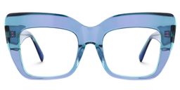 Charmaine Cat Eye Light-Purple Glasses0