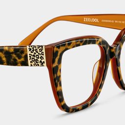 Tamarrah Leopard Cat eye Glasses5