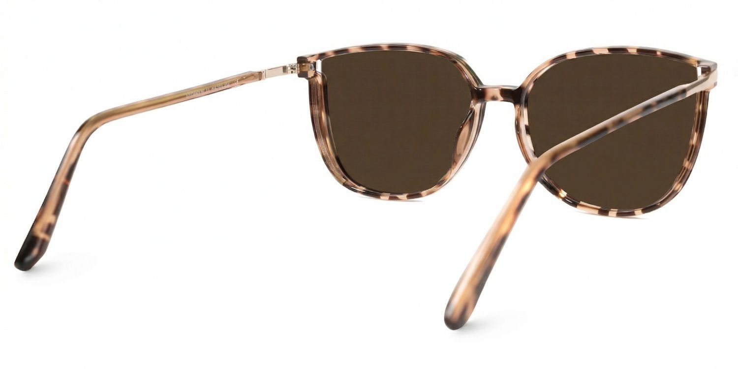 Rodz Pale Tortoiseshell Glasses with Square Thin frame3