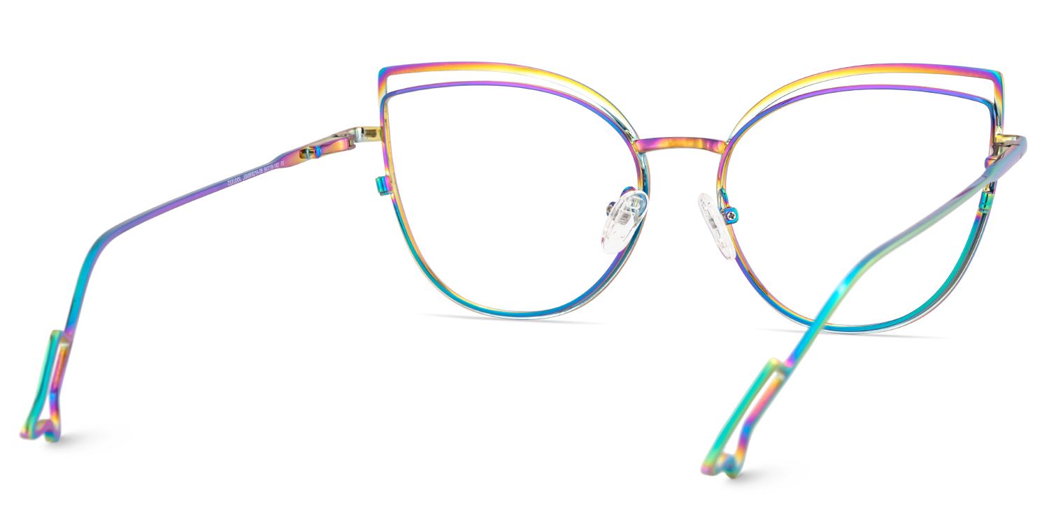 Spivey Cateye Metal Full Frame Eyeglasses | ZEELOOL Canada5