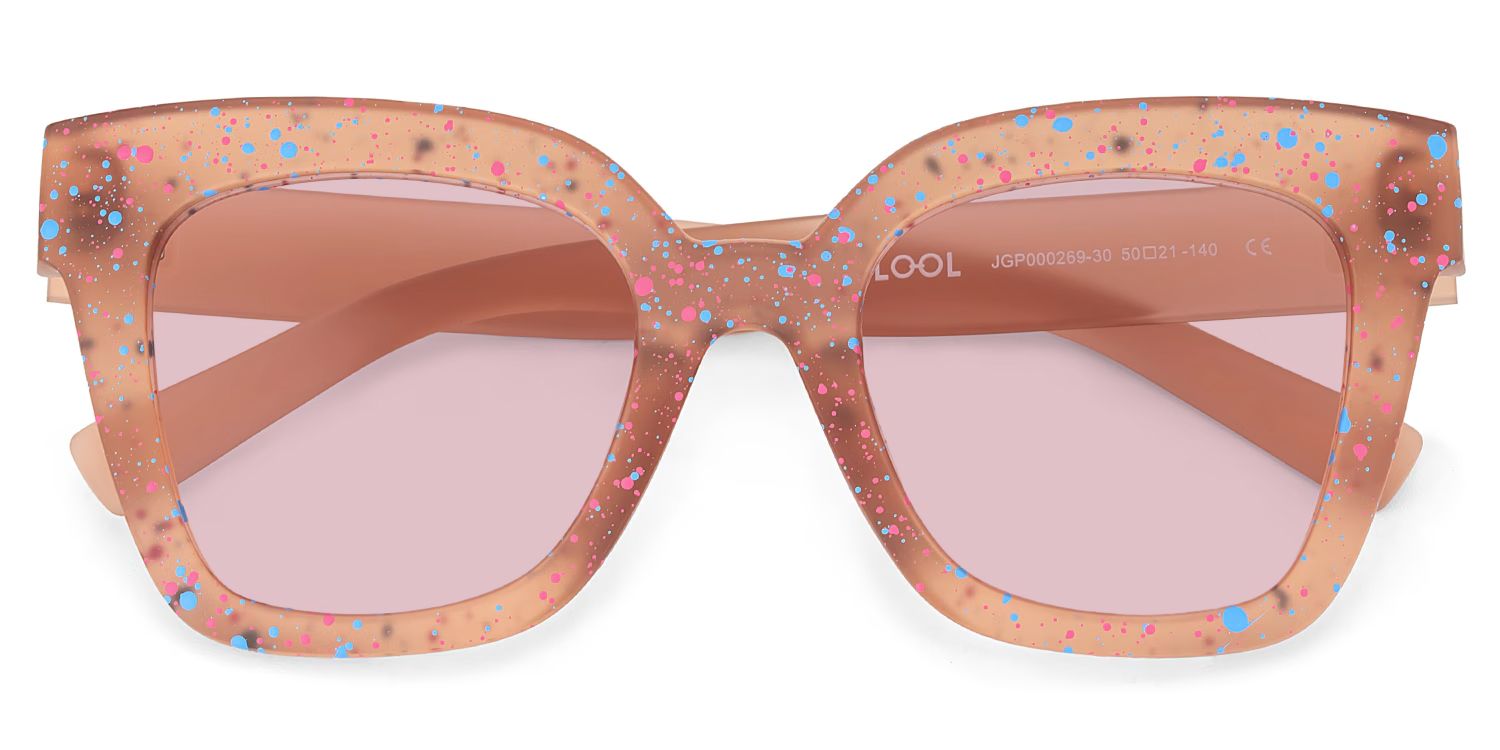 Malcolm Large Square Nerdy Glasses with Matte Brown1