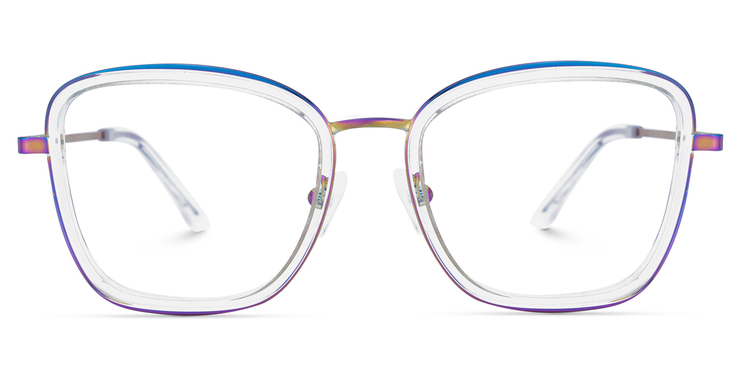 Kussy Square Iridescent Glasses1