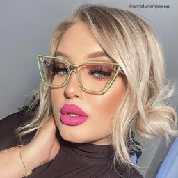 Yosef Cateye Green Glasses4