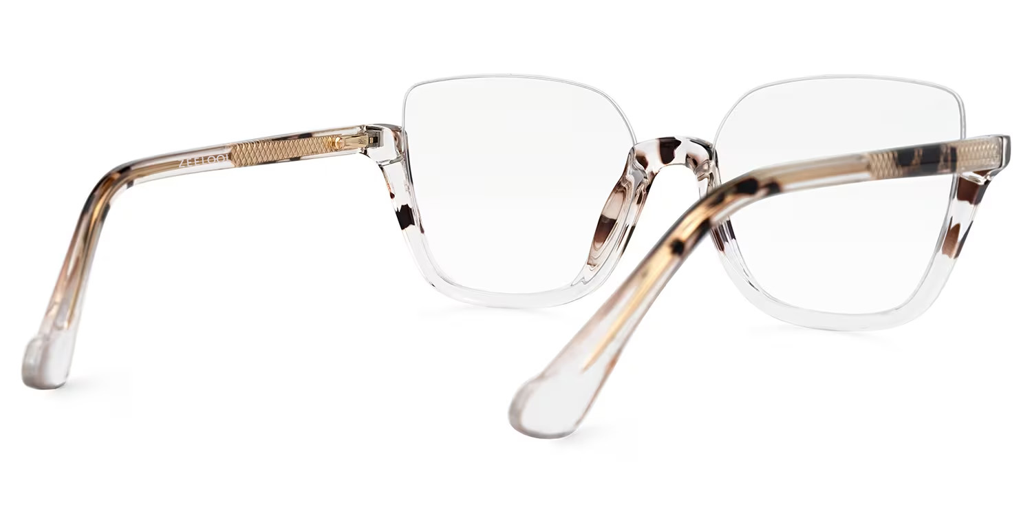 Kellina Square Two-Tone Glasses | ZEELOOL Canada3