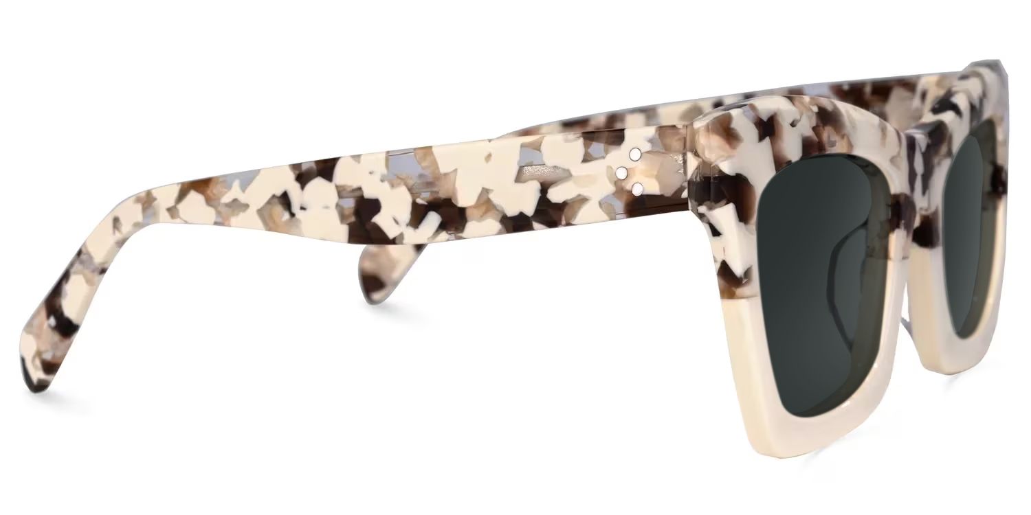 Benitez Acetate Two-Tone Frame Sunglasses | ZEELOOL CA2