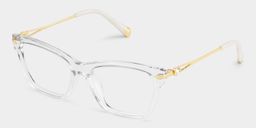 Amelia Cat eye Clear Glasses3