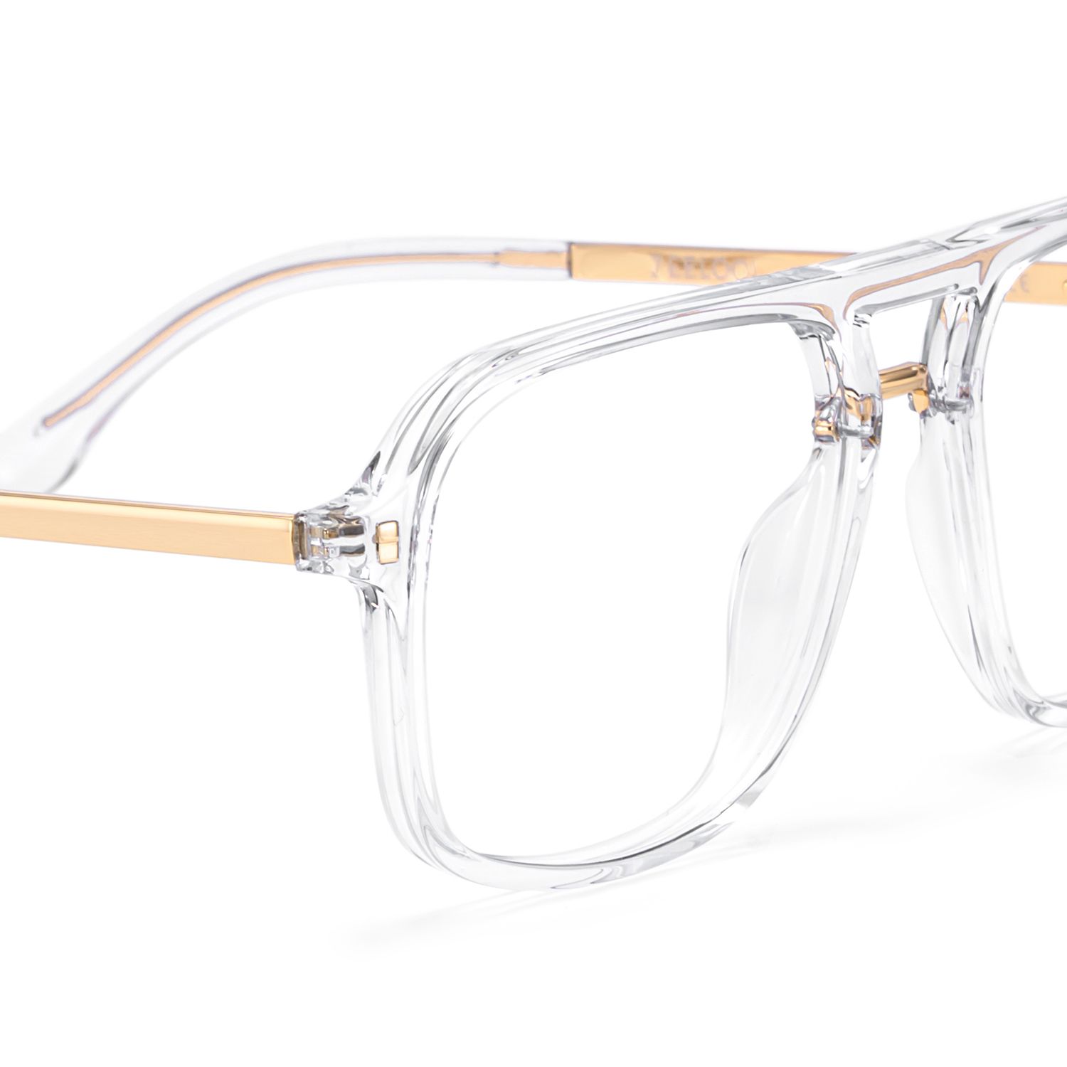 Aviator Kilworth Clear Glasses deals -Zeelool Glasses5