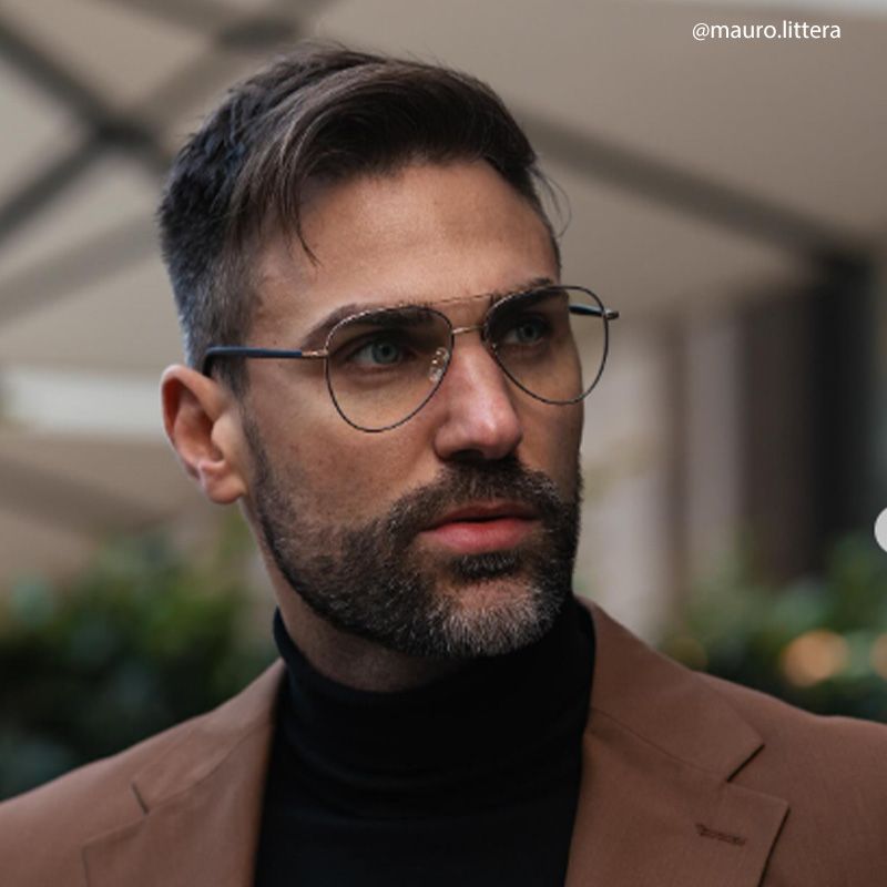 Paige Aviator Black-Gold Glasses | ZEELOOL Canada7