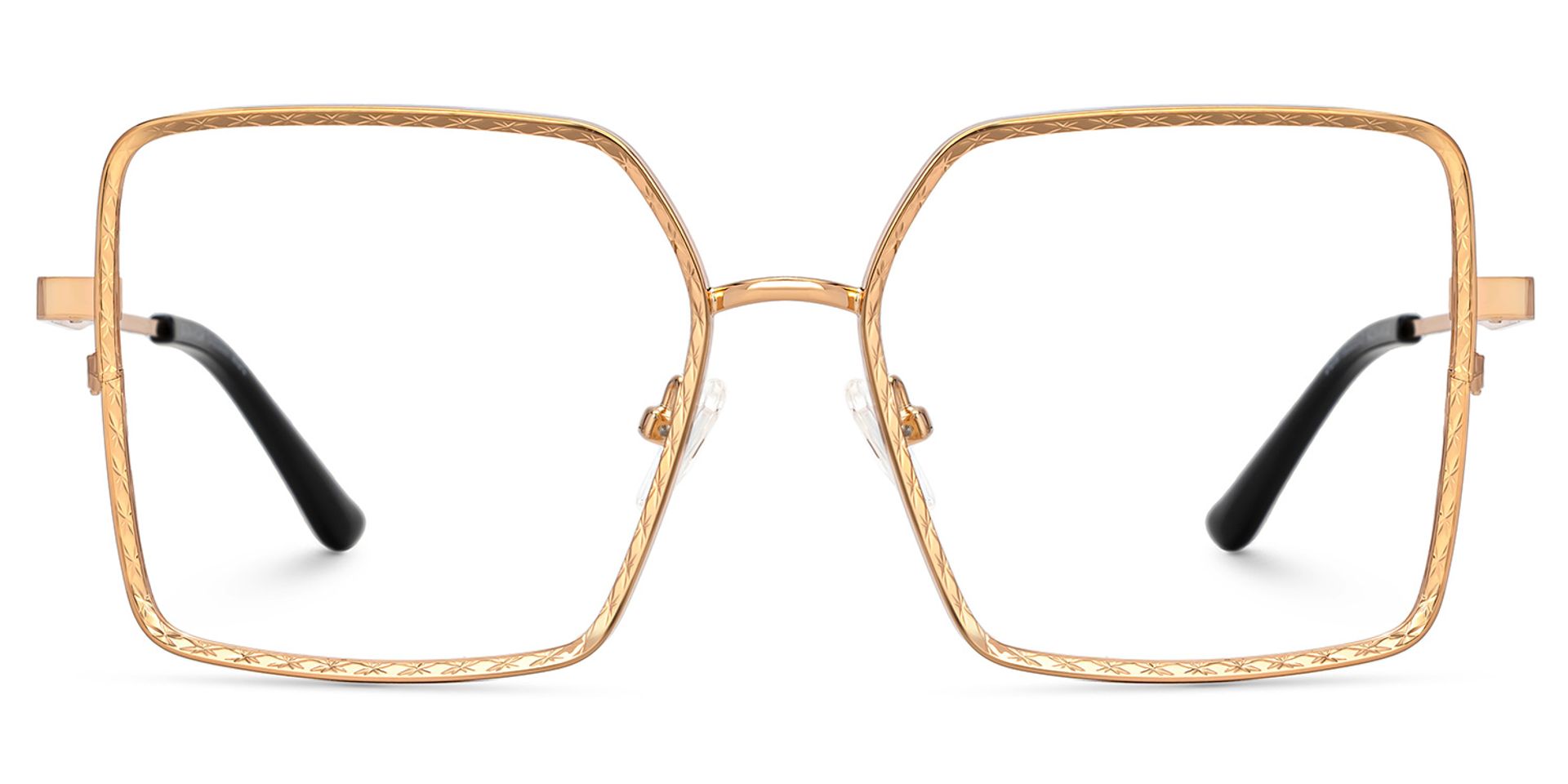 Square Toure Gold Frames Designer Glasses2