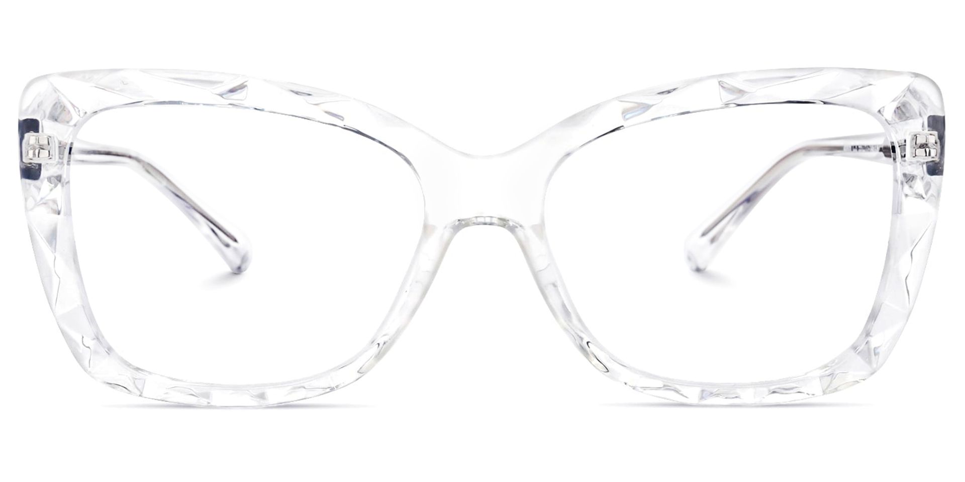 Edna Cateye Clear Frame Glasses | ZEELOOL Canada0