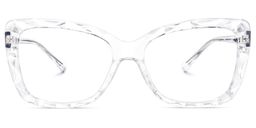 Edna Cateye Clear Glasses0