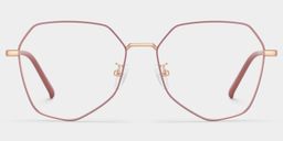 Bivins Geometric Pink Glasses2