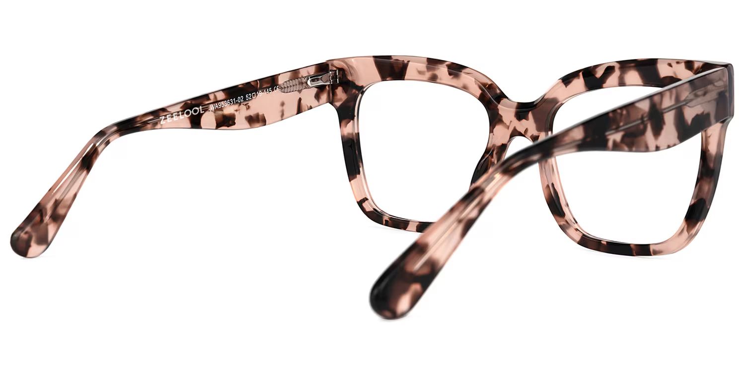 Minguela Square Cheetah Print Tortoise Glasses | Zeelool5