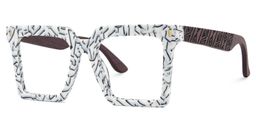 Pierre Square Pattern Glasses3