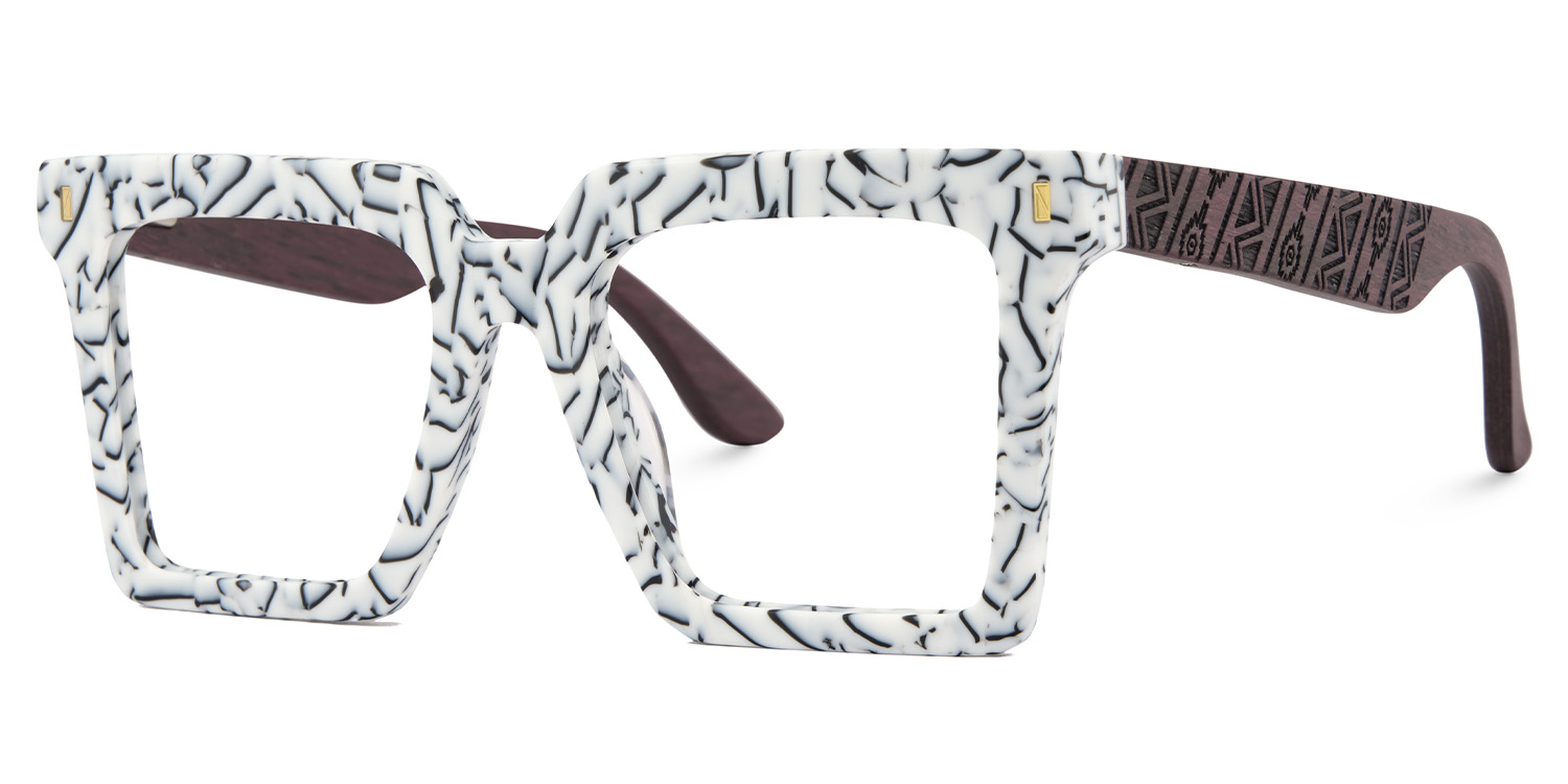 Pierre Square Pattern Glasses3