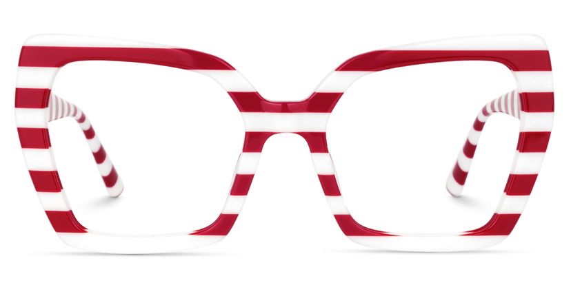 Pavia Red Butterfly Glasses