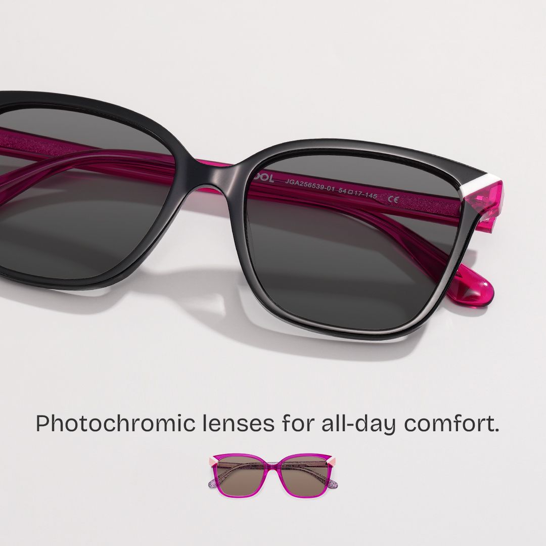 Thin Black Glasses Frame with Square Shape1