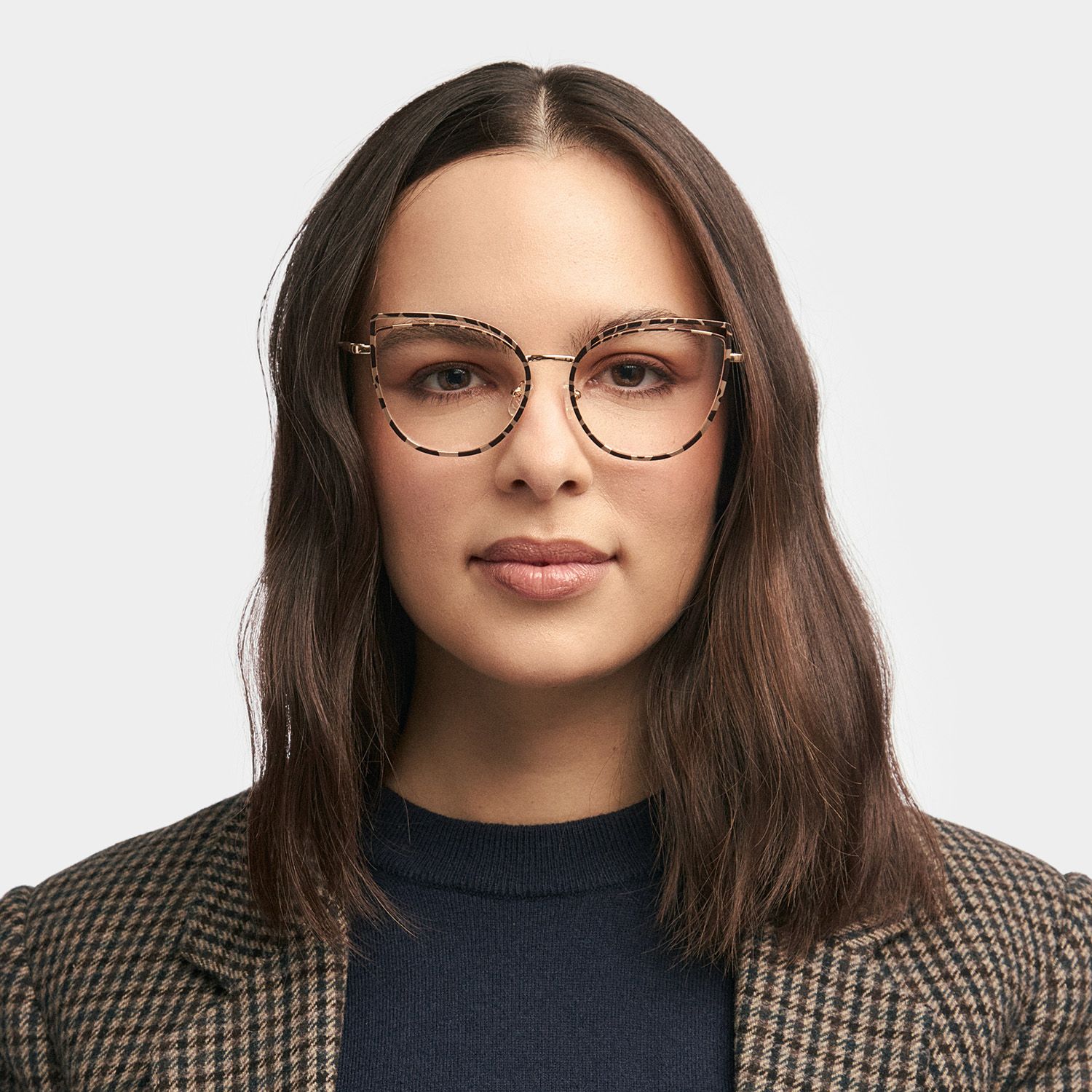 Spivey Cateye Metal Full Frame Eyeglasses | ZEELOOL Canada0