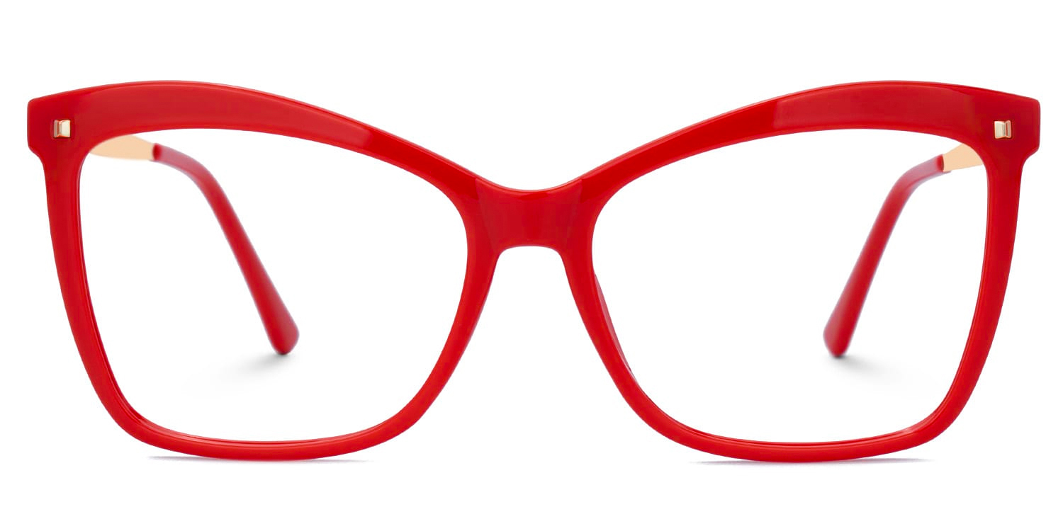 Isaebella Butterfly Red Glasses0