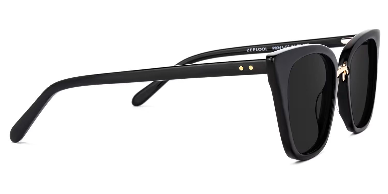 Tallulah Cat Eye Black Sunglasses  | ZEELOOL Canada3