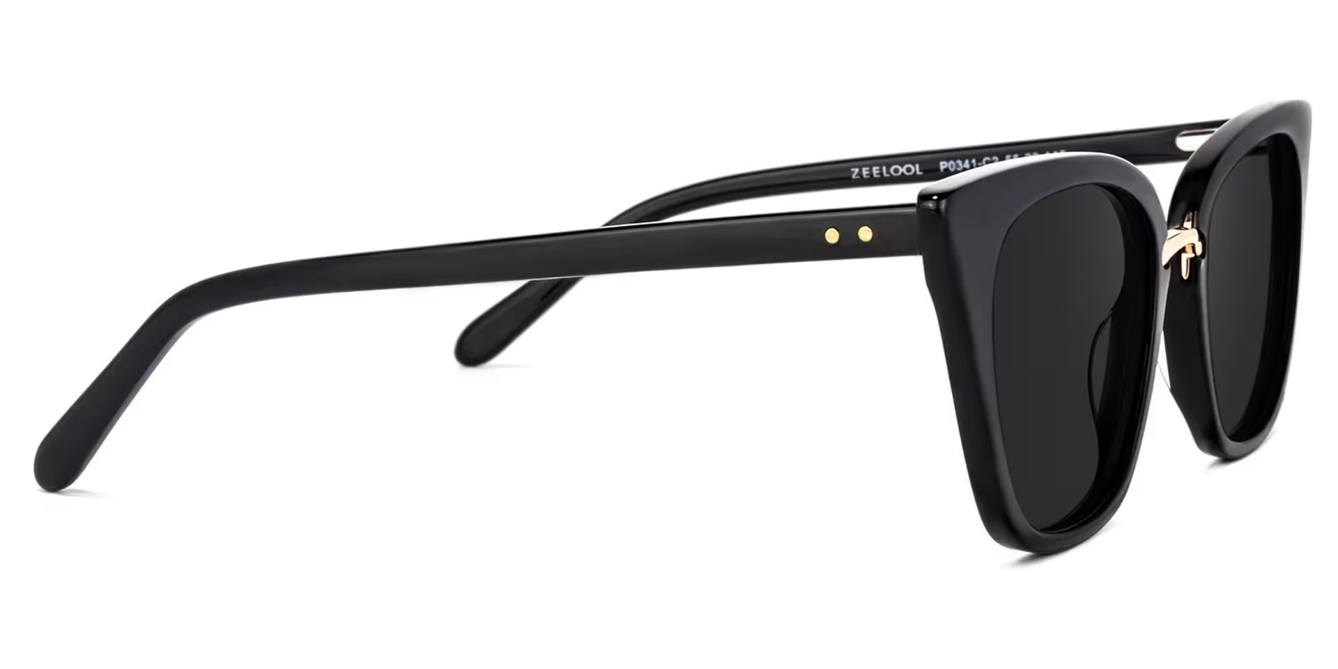 Tallulah Cat Eye Black Sunglasses  | ZEELOOL Canada3