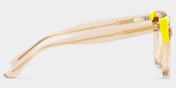 Mirta Square Beige Yellow Glasses3