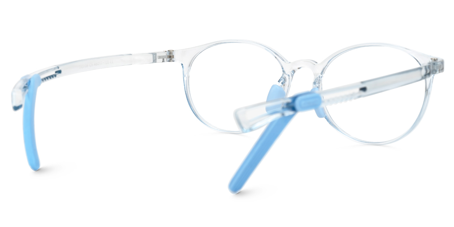 Kid Round Hiss Glasses with Cute Style -Zeelool3