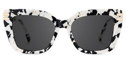 Cardozo Square Cow Print Glasses0