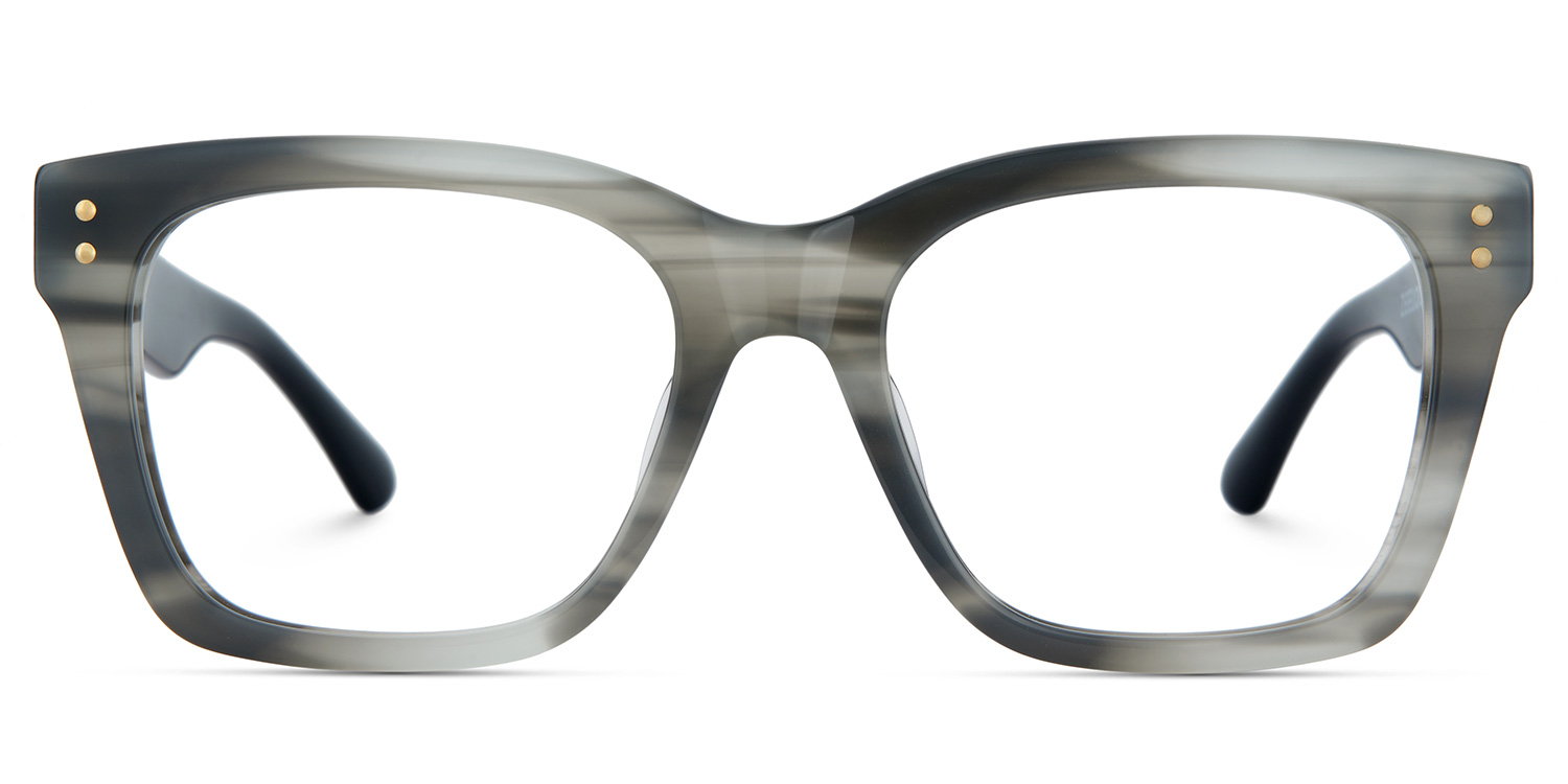 Gaydeh Grey Frame Glasses With Rectangle Shape | ZEELOOL Canada0