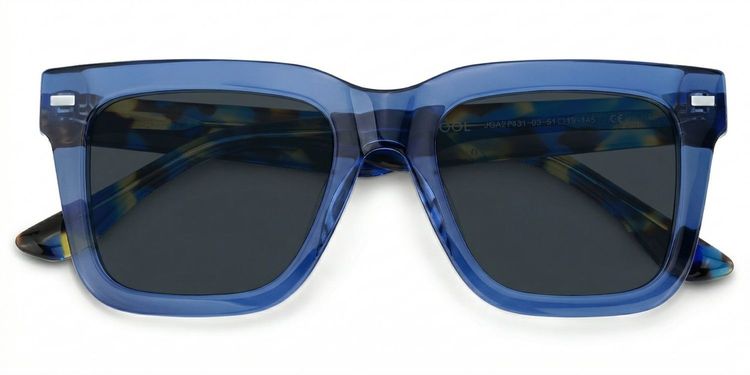 Redina Square Blue Glasses