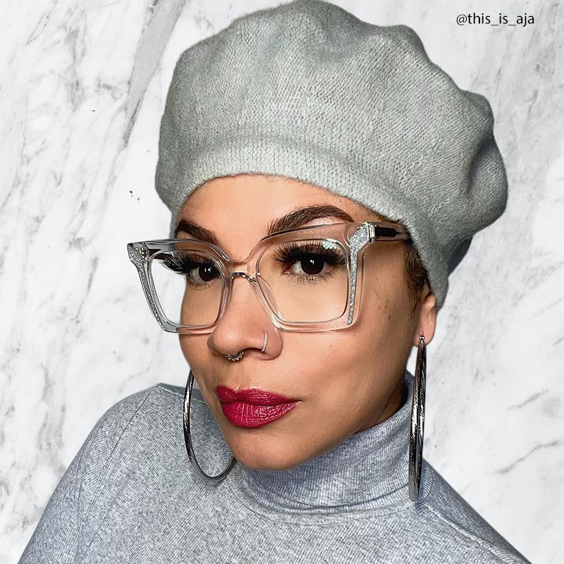 Khadra Square Clear Glasses | ZEELOOL Canada9