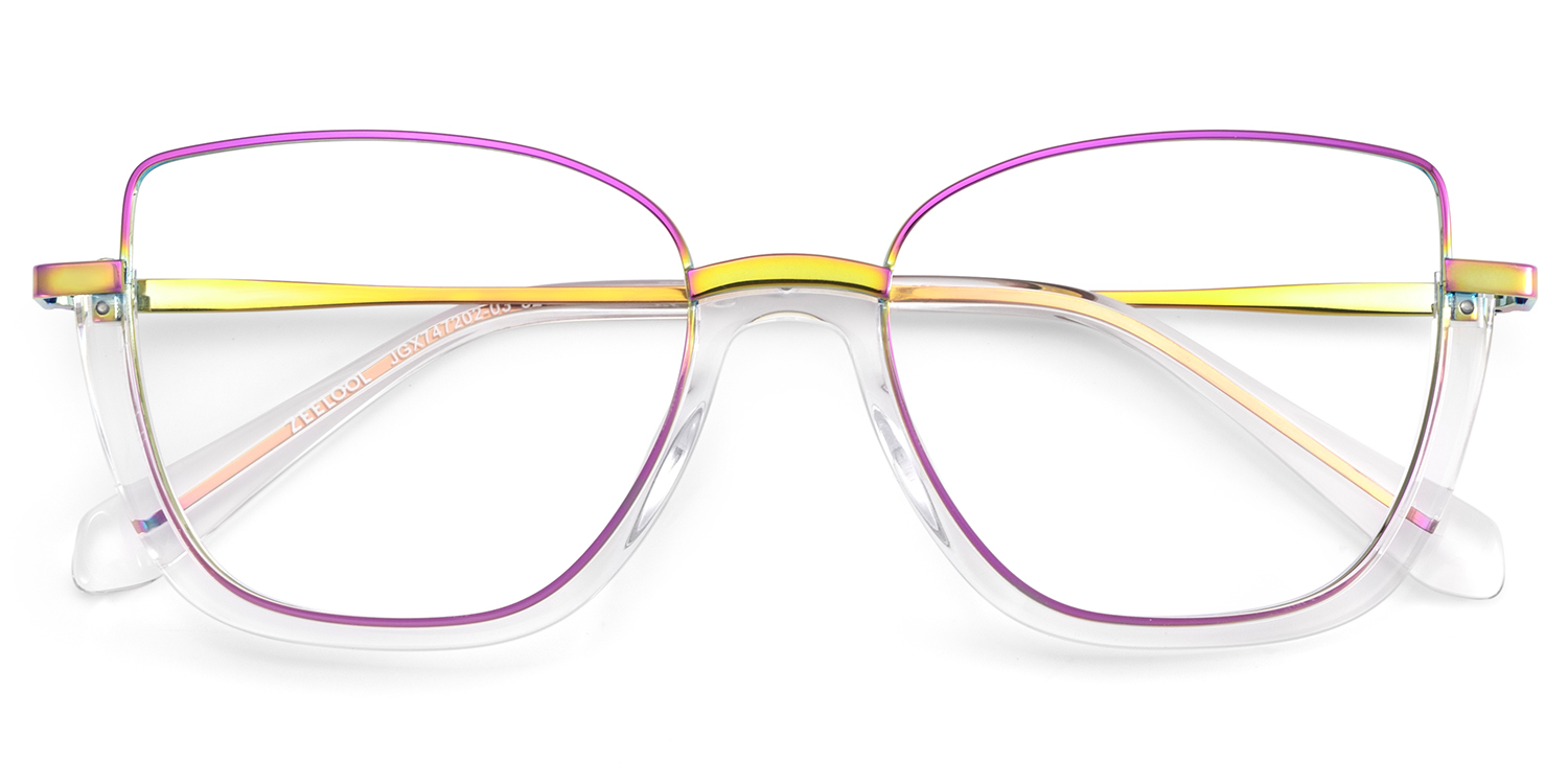 Coleman Square Iridescent Glasses1