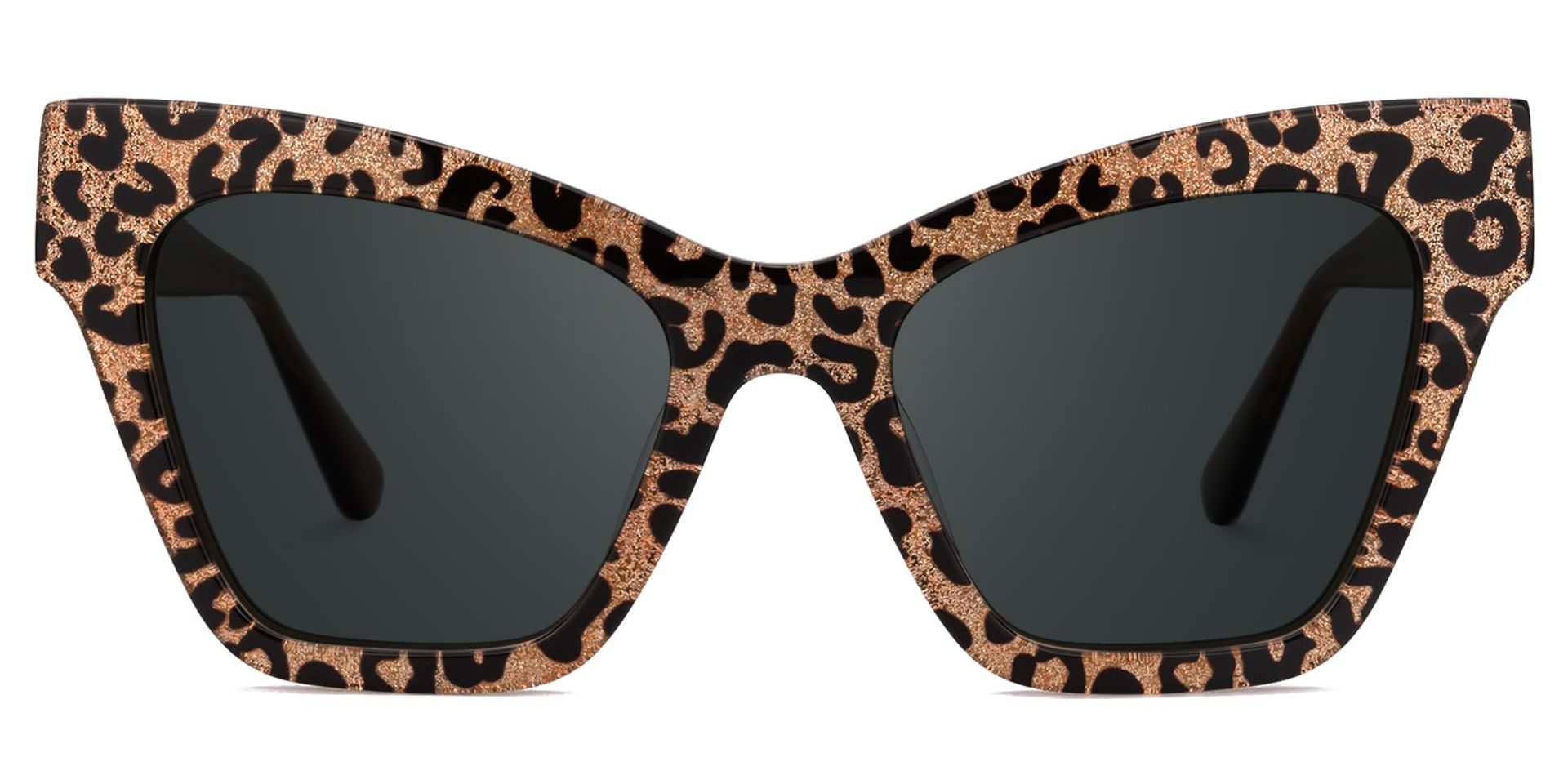 Designer Ansyah Cat Eye Leopard Print Frame Sunglasses2