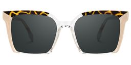 Misty Square Pink Glasses0