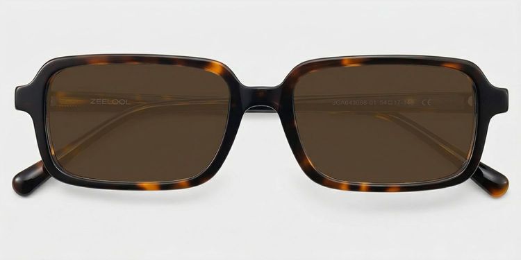 Danielle Tortoise Rectangle Sunglasses