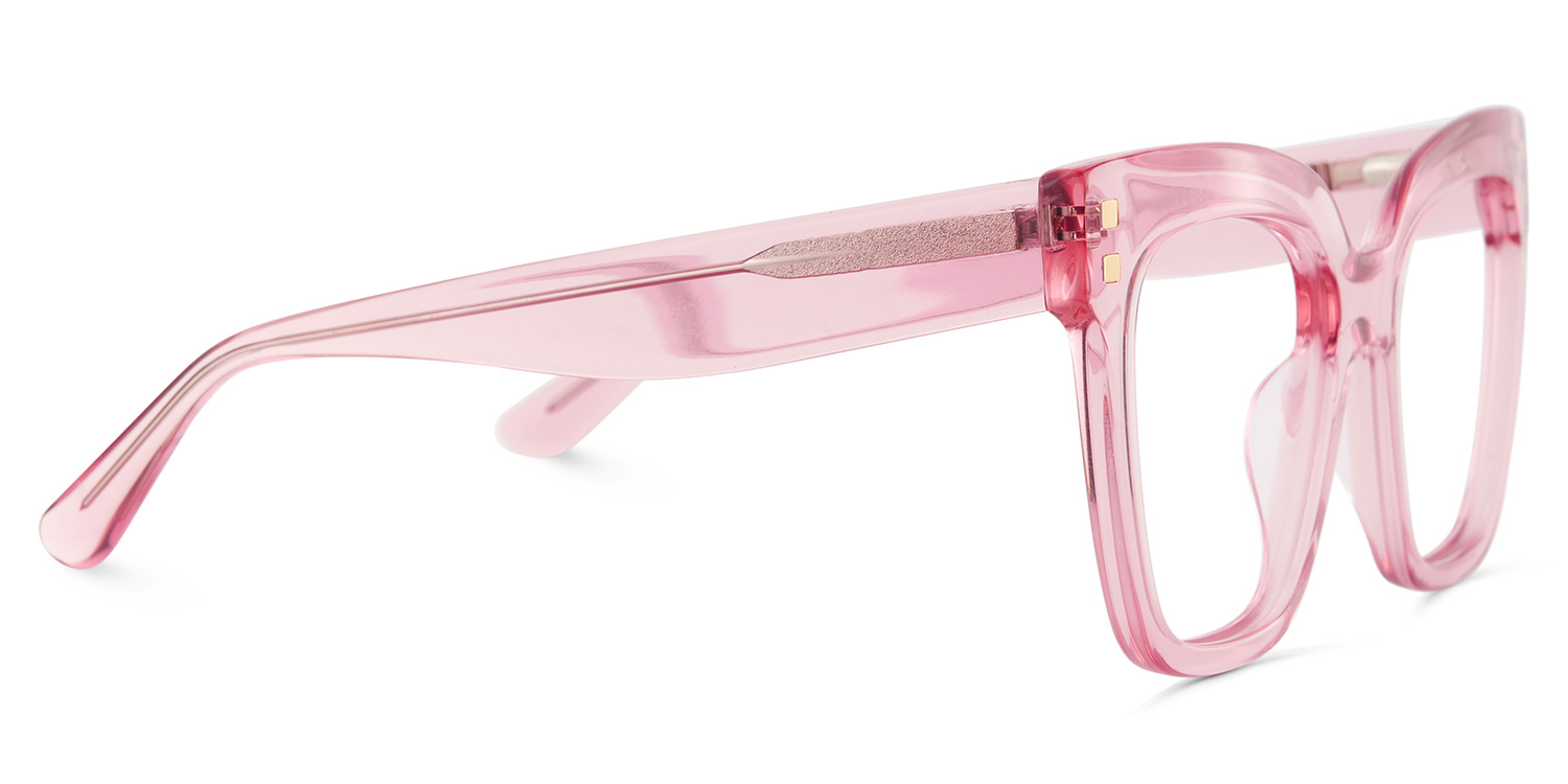 Minguela Square Pink Glasses4