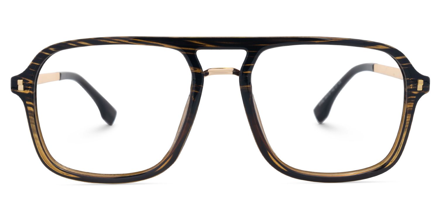 Aviator Kilworth Two-Tone Glasses deals -Zeelool Glasses0