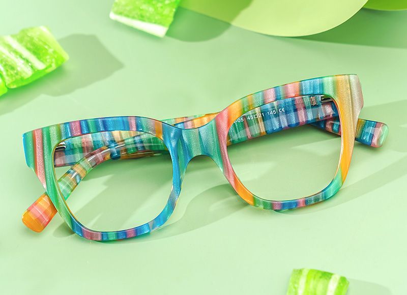 Nereyda Candy Glasses Peppemint Frames | ZEELOOL Canada5