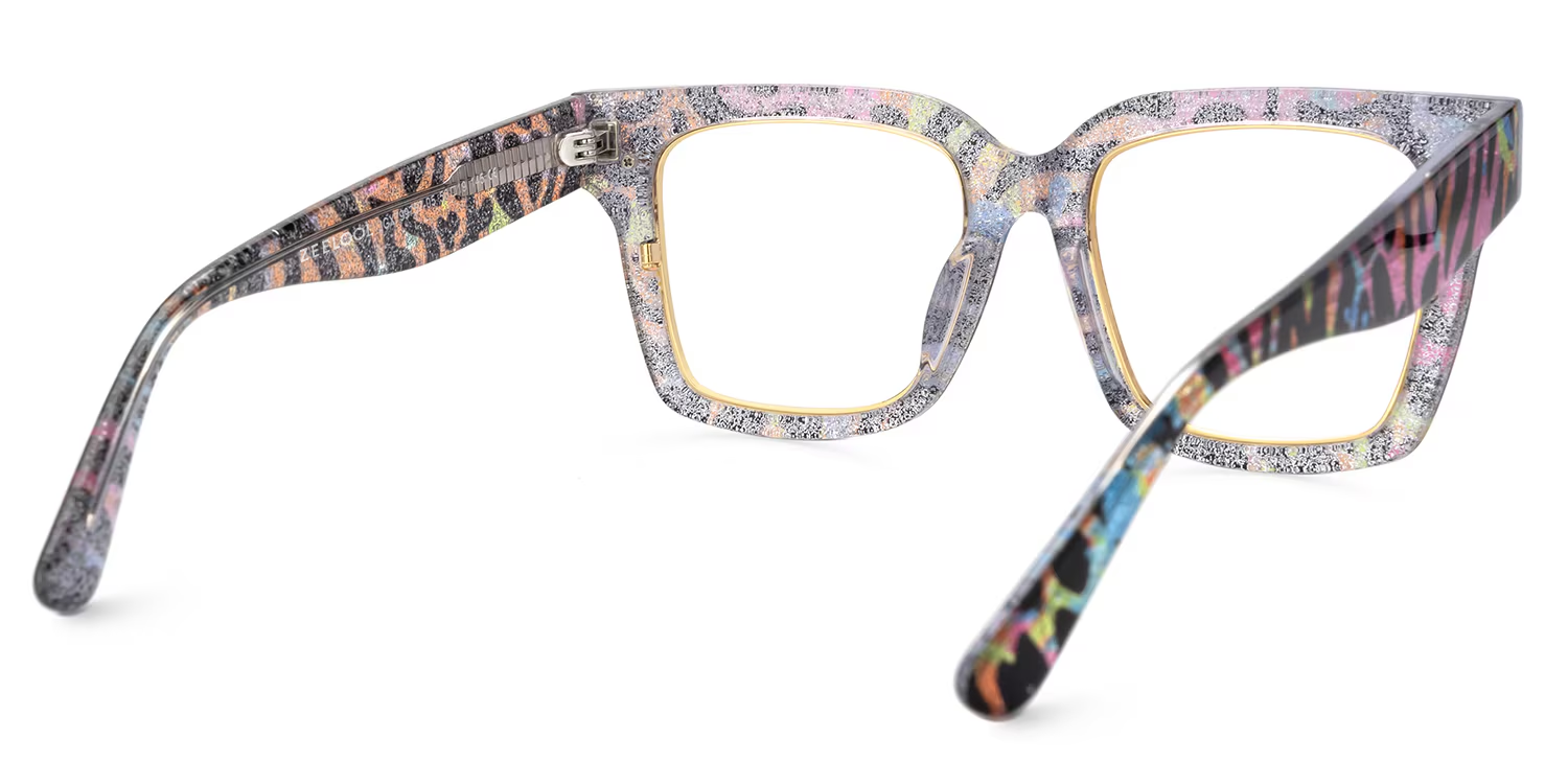 Taylor Square Havana Leopard Print Glasses3