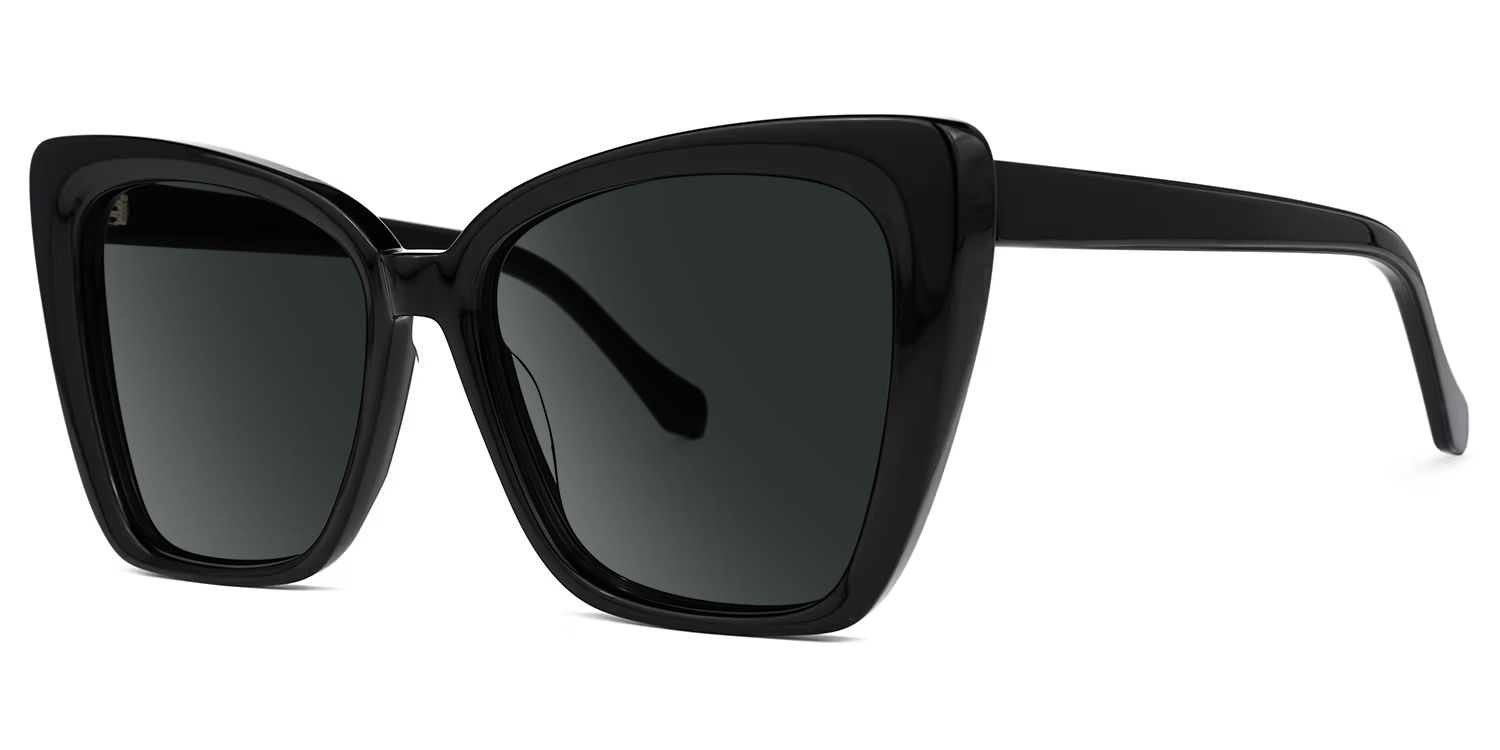 Shanell Butterfly Black Sunglasses1