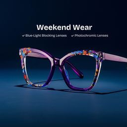 Chase Butterfly Purple Glasses0