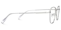 Oduntan Rectangle Silver Glasses2