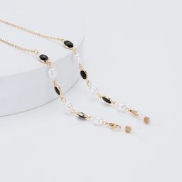 Stylish Exquisite Pearl Gold Eyeglasses Chains0