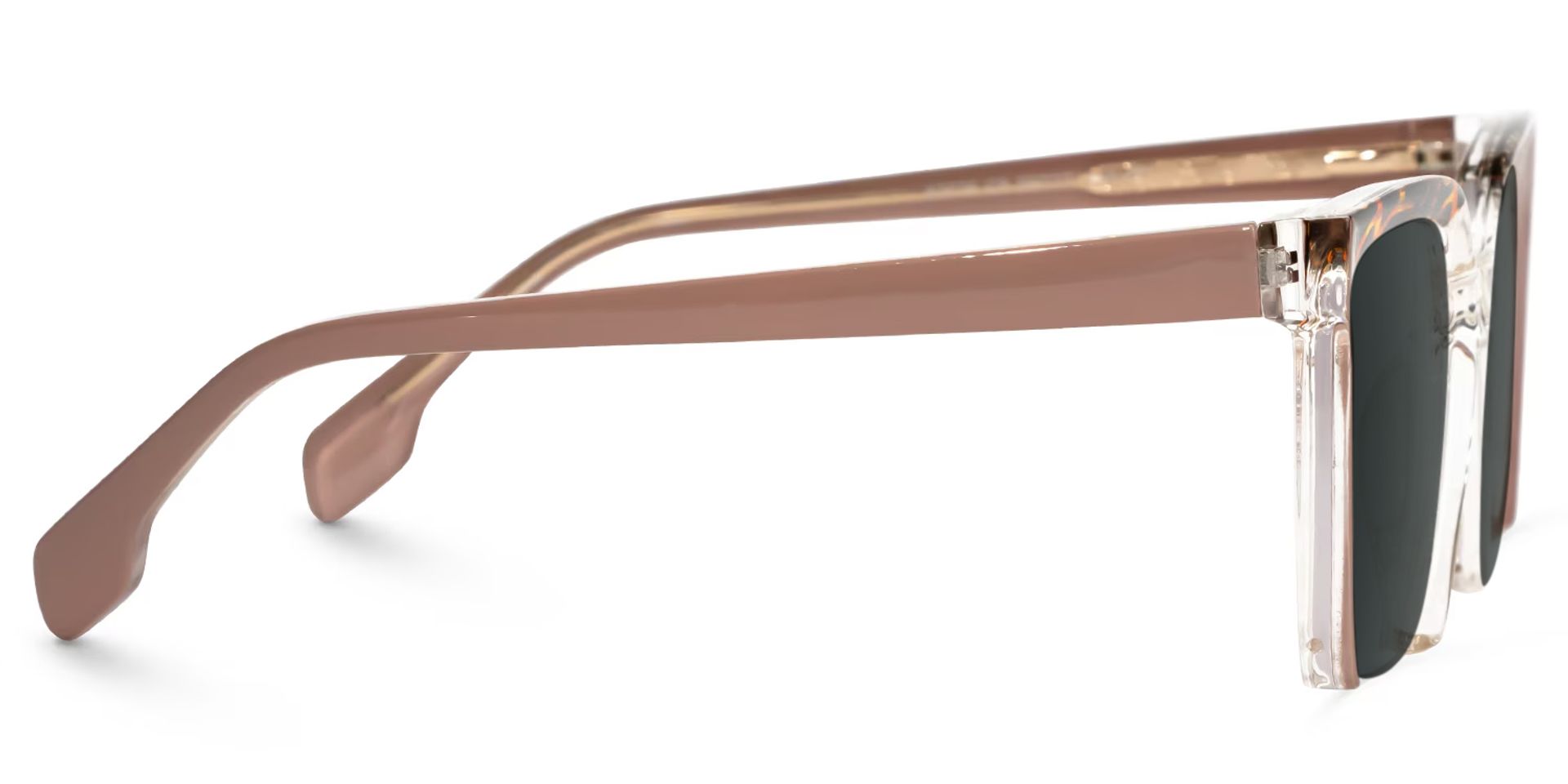 Misty Square Brown Sunglasses | ZEELOOL Canada2