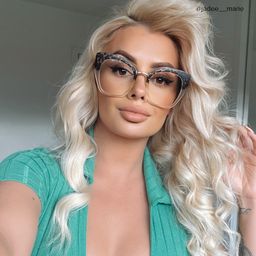 Denis Cat Eye Light Tortoise Glasses7