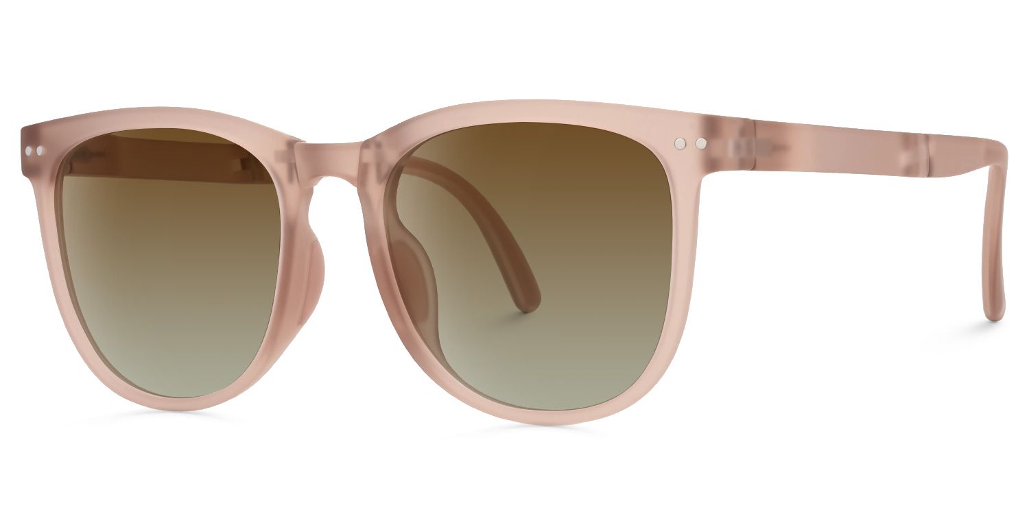 Lindzy TR90 Pink Frame Sunglasses with Square Shape | ZEELOOL Canada2